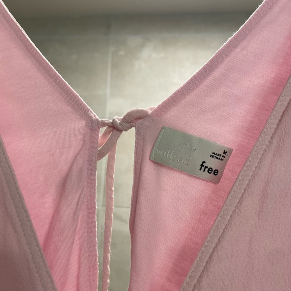 Kempner Blouse Baby pink tank top with tie back (reversible!) - Picture 4 of 7